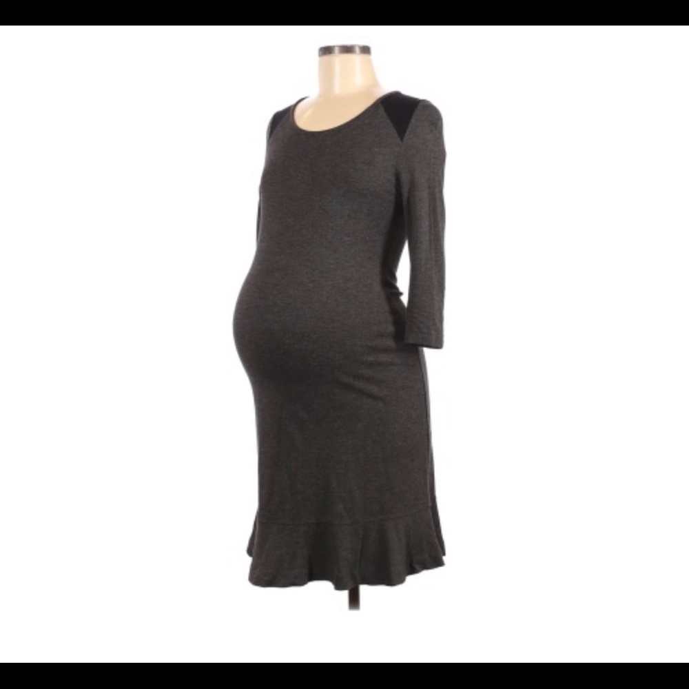 Seraphine Gray Maternity dress